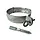 Gegalvaniseerde regenpijpbeugelset 100 mm M8/M10 - set met montage-opties