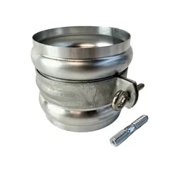 Grömo Gegalvaniseerde regenpijpbeugelset 100 mm M8/M10 - set met montage-opties