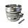 Gegalvaniseerde regenpijpbeugelset 100 mm M8/M10 - set met montage-opties