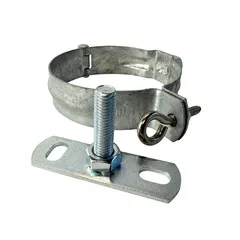 Grömo Gegalvaniseerde regenpijpbeugelset 100 mm M8/M10 - set met montage-opties
