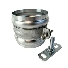Grömo Gegalvaniseerde regenpijpbeugelset 100 mm M8/M10 - set met montage-opties