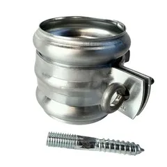 Huismerk Zinken regenpijpbeugels 60 mm M10 - set met montage-opties
