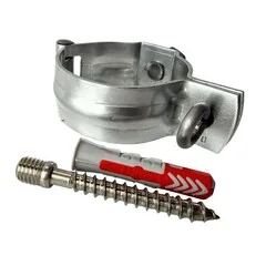 Zinken regenpijpbeugels 60 mm M10 - set met montage-opties