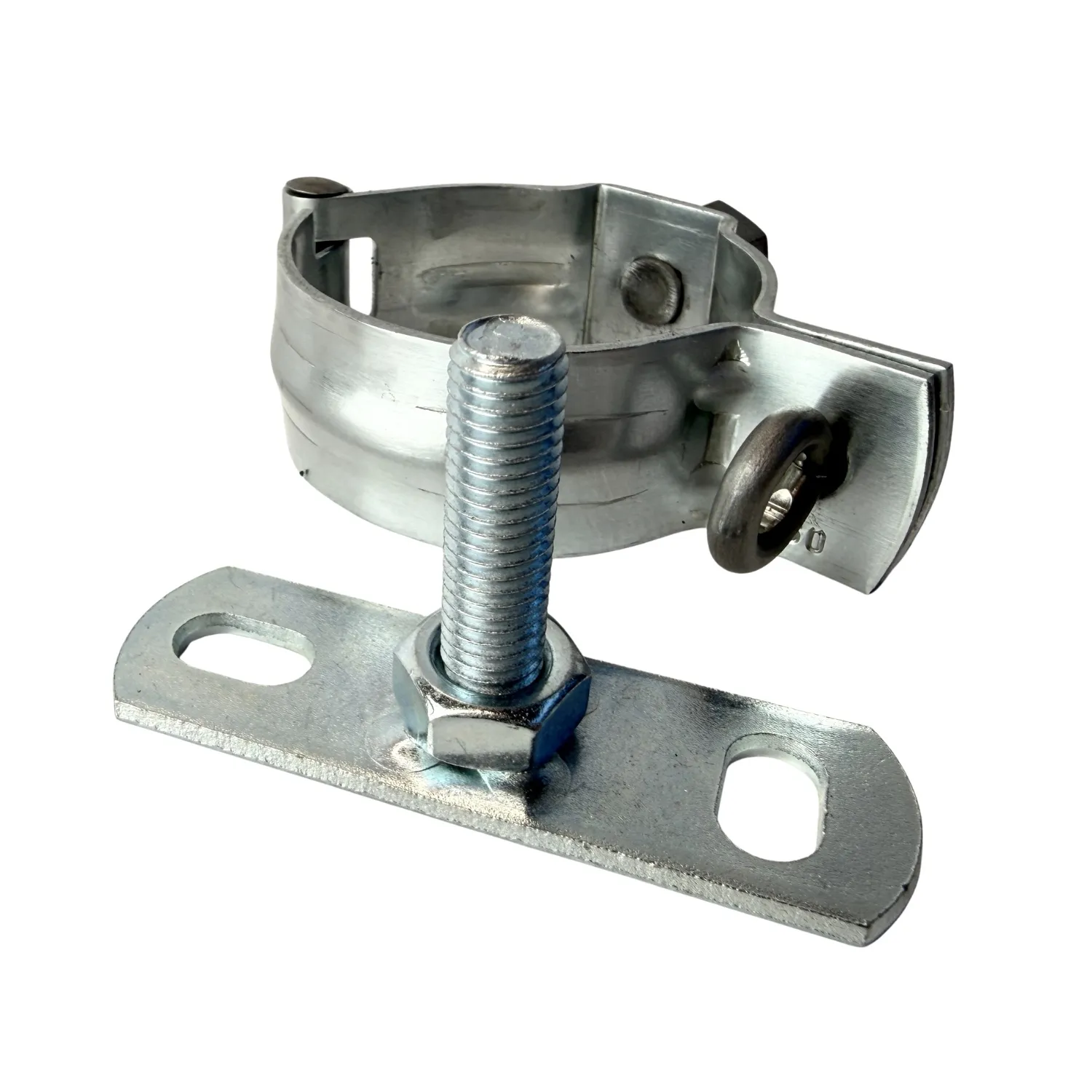 Huismerk Zinken regenpijpbeugels 60 mm M10 - set met montage-opties