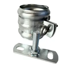Huismerk Zinken regenpijpbeugels 60 mm M10 - set met montage-opties