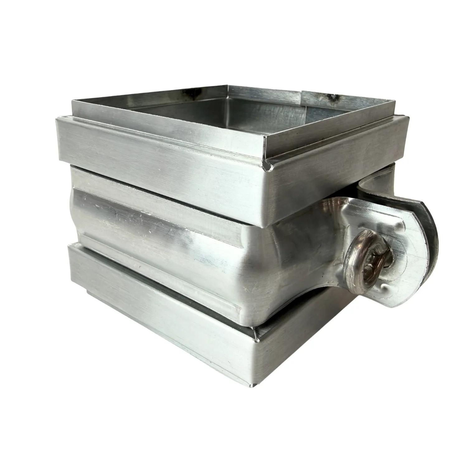 Rheinzink Scharnierbeugel ZINK 80x80mm M10