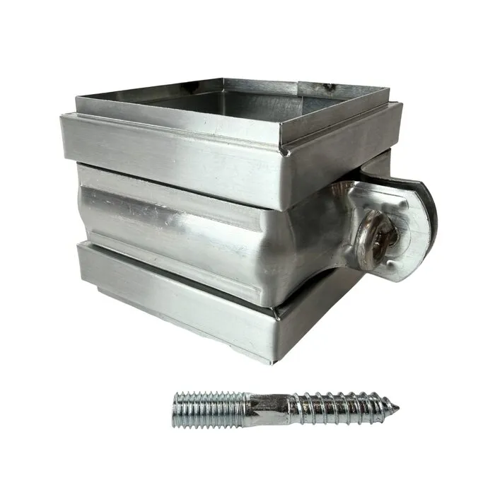 Rheinzink Scharnierbeugel ZINK 80x80mm M10