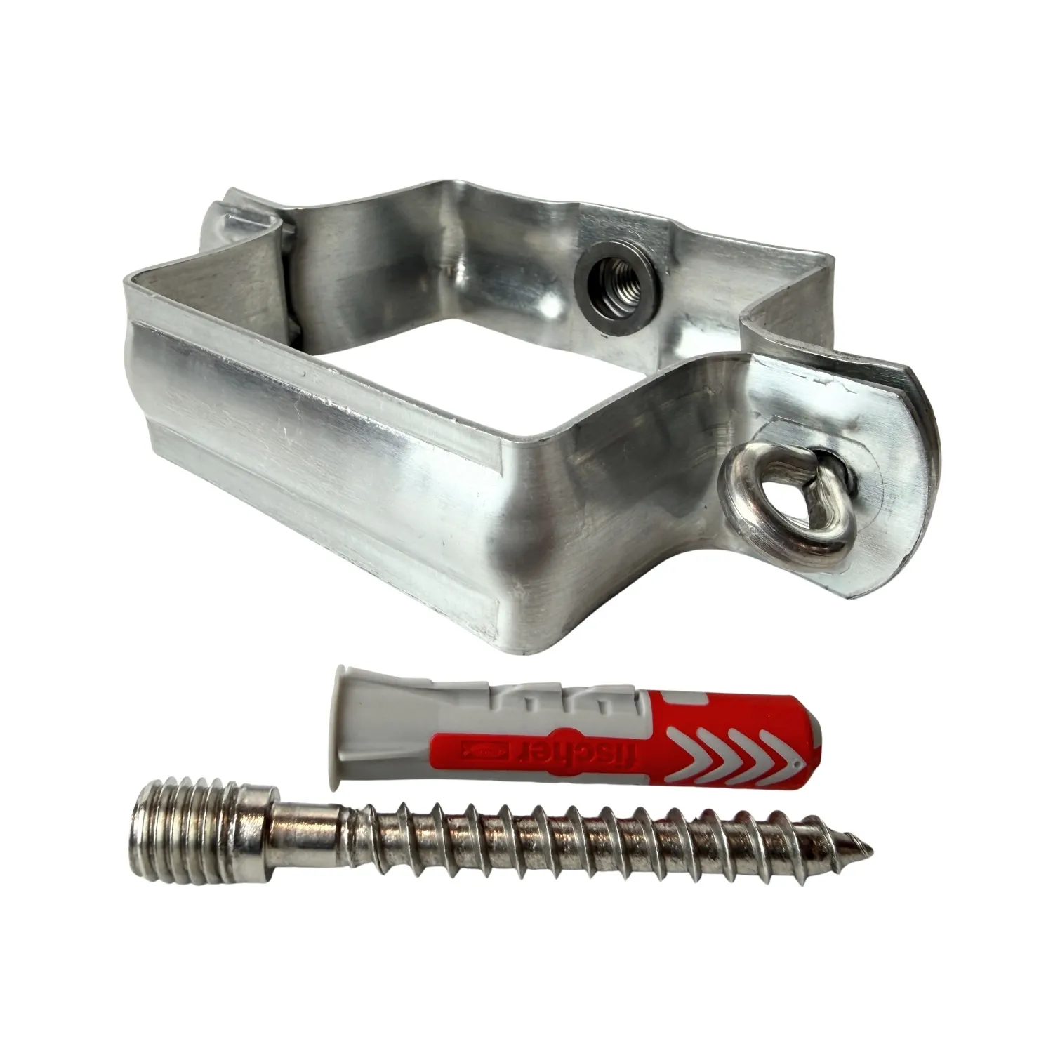 Rheinzink Scharnierbeugel ZINK 80x80mm M10