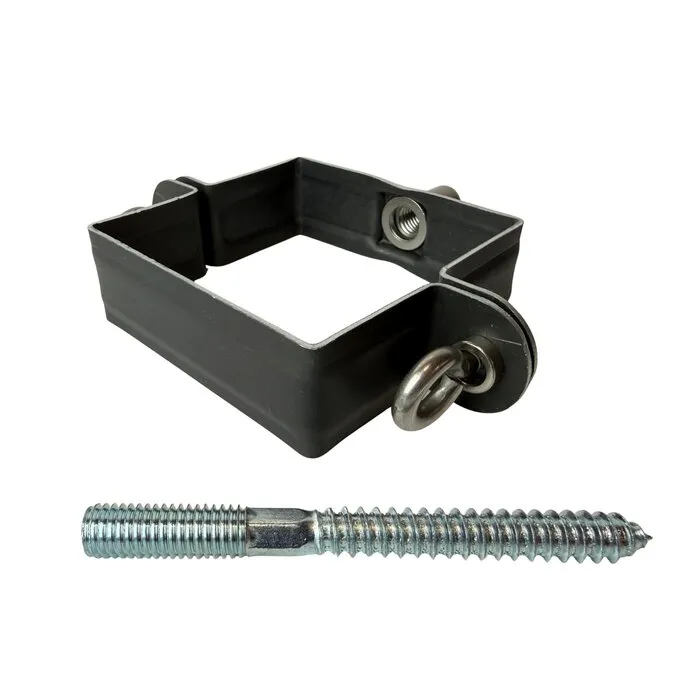 Nedzink Beugel SET 80x80 mm M10 - Noir antraciet/zwart