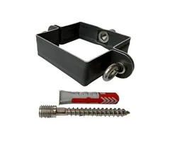 Nedzink Beugel SET 80x80 mm M10 - Noir