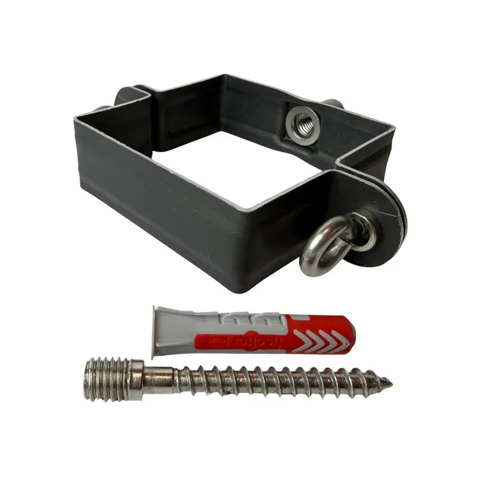 Nedzink Beugel SET 80x80 mm M10 - Noir antraciet/zwart