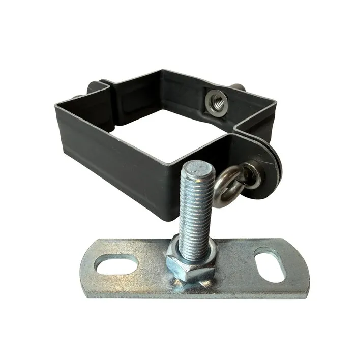 Nedzink Zinken beugelset 80x80 mm vierkant M10 zwart Noir (NedZink)