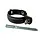 Gegalvaniseerde scharnierpijpbeugelset 80 mm M8/M10 zwart Noir (NedZink)