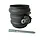 Gegalvaniseerde scharnierpijpbeugelset 80 mm M8/M10 zwart Noir (NedZink)