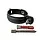 Gegalvaniseerde scharnierpijpbeugelset 80 mm M8/M10 zwart Noir (NedZink)