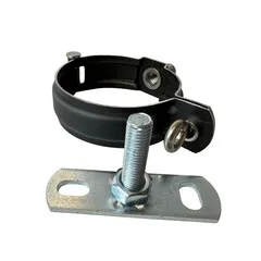 Nedzink Gegalvaniseerde scharnierpijpbeugelset 80 mm M8/M10 zwart Noir (NedZink)