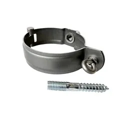 Nedzink Scharnierpijpbeugel 82 mm M8/M10 grijs Nova (NedZink, t.b.v. wrong)