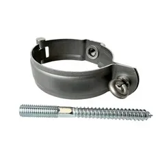 Nedzink Scharnierpijpbeugel 82 mm M8/M10 grijs Nova (NedZink, t.b.v. wrong)