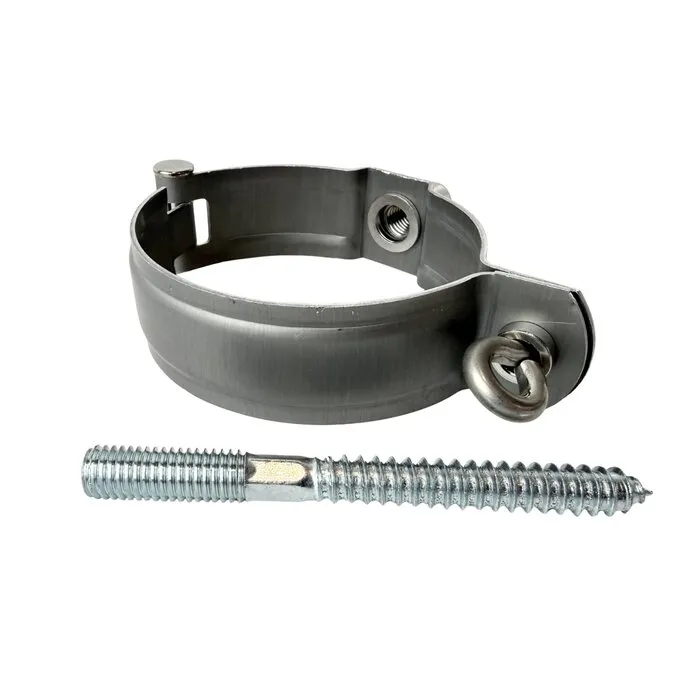 Nedzink Scharnierpijpbeugel 82 mm M8/M10 grijs Nova (NedZink, t.b.v. wrong)