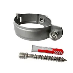 Nedzink Scharnierpijpbeugel 82 mm M8/M10 grijs Nova (NedZink, t.b.v. wrong)