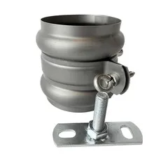 Nedzink Scharnierpijpbeugel 82 mm M8/M10 grijs Nova (NedZink, t.b.v. wrong)