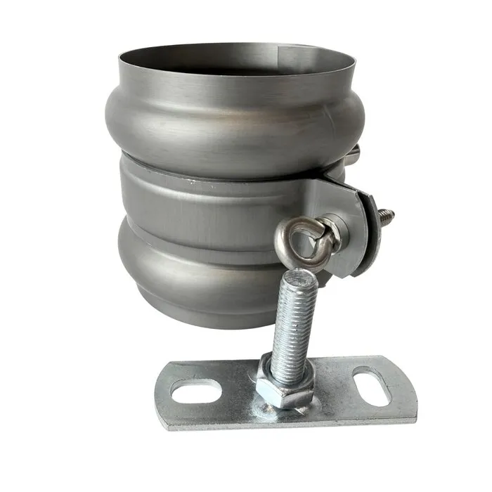Nedzink Scharnierpijpbeugel 82 mm M8/M10 grijs Nova (NedZink, t.b.v. wrong)