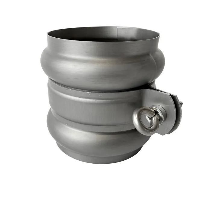 Nedzink Scharnierpijpbeugel 82 mm M8/M10 grijs Nova (NedZink, t.b.v. wrong)