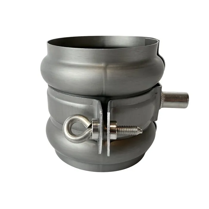 Nedzink Scharnierpijpbeugel 82 mm M8/M10 grijs Nova (NedZink, t.b.v. wrong)