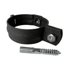 Prefa Aluminium scharnierbeugelset M10 80 mm P.10 zwart - set met montage-opties (Prefa)