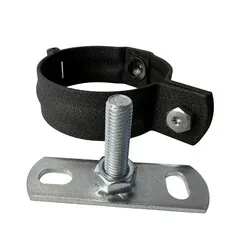 Prefa Aluminium scharnierbeugelset M10 80 mm P.10 zwart - set met montage-opties (Prefa)