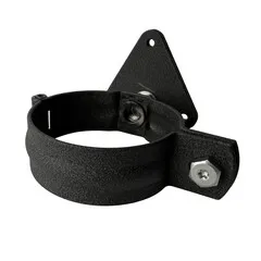 Prefa Aluminium scharnierbeugelset M10 80 mm P.10 zwart - set met montage-opties (Prefa)