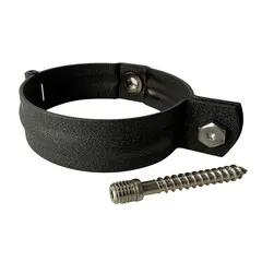 Prefa Aluminium scharnierbeugelset M10 100 mm P.10 zwart - set met montage-opties (Prefa)