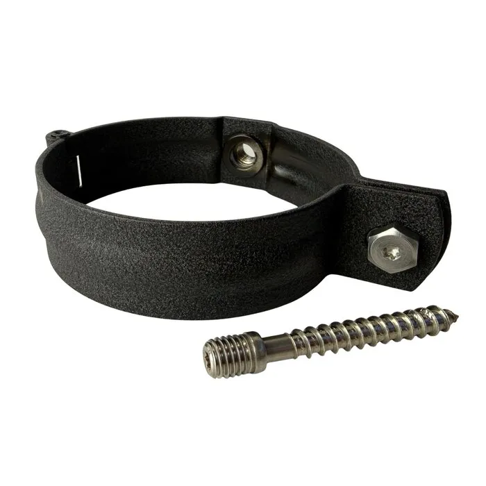 Prefa Scharnierbeugel aluminium SET M10 100 mm P.10 zwart