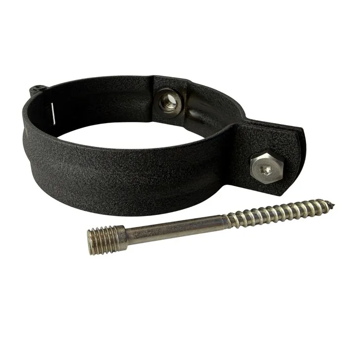 Prefa Scharnierbeugel aluminium SET M10 100 mm P.10 zwart