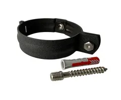 Prefa Scharnierbeugel aluminium SET M10 100 mm P.10 zwart