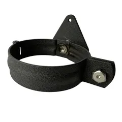Prefa Aluminium scharnierbeugelset M10 100 mm P.10 zwart - set met montage-opties (Prefa)