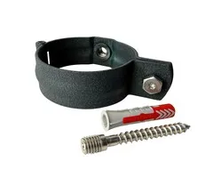 Prefa Scharnierbeugel aluminium SET M10 80 mm - antraciet