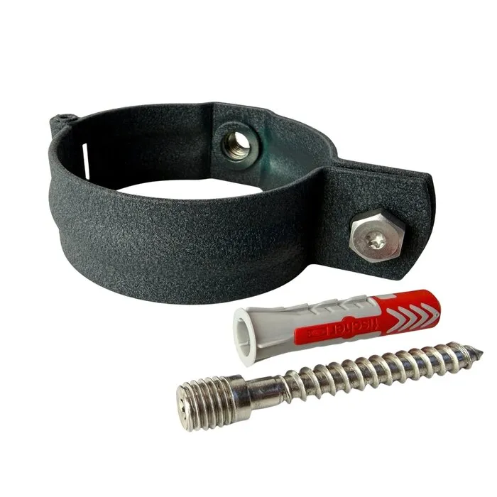 Prefa Scharnierbeugel aluminium SET M10 80 mm - antraciet