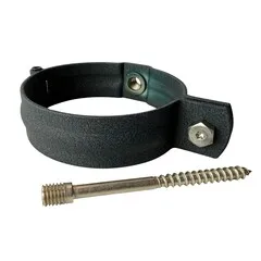 Prefa Aluminium scharnierbeugelset M10 100 mm rond - P.10 antraciet (Prefa)