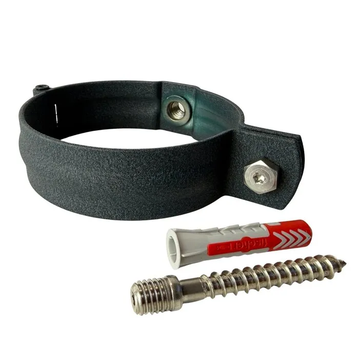 Prefa Scharnierbeugel aluminium SET M10 100 mm - antraciet