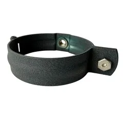 Prefa Aluminium scharnierbeugelset M10 100 mm rond - P.10 antraciet (Prefa)