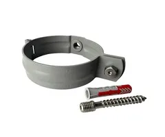 Prefa Scharnierbeugel aluminium SET M10 100mm – patinagrijs