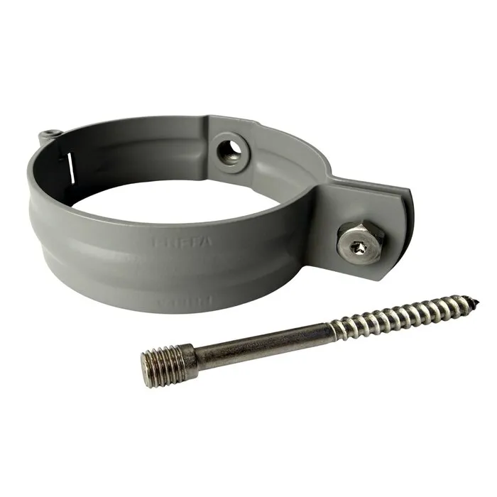 Prefa Aluminium scharnierbeugelset M10 100 mm - patinagrijs zinklook - set met montage-opties (Prefa)