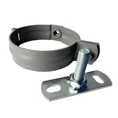 Prefa Aluminium scharnierbeugelset M10 100 mm - patinagrijs zinklook - set met montage-opties (Prefa)