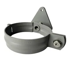 Prefa Aluminium scharnierbeugelset M10 100 mm - patinagrijs zinklook - set met montage-opties (Prefa)