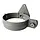 Aluminium scharnierbeugelset M10 100 mm - patinagrijs zinklook - set met montage-opties (Prefa)