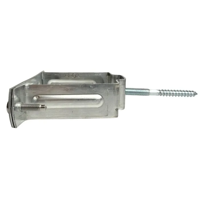 Regenpijpbeugel zink NIS SET 80x80 mm M8