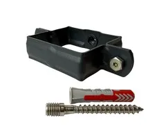 Kallos 80x80 mm vierkante M10 beugel in Ral-7021