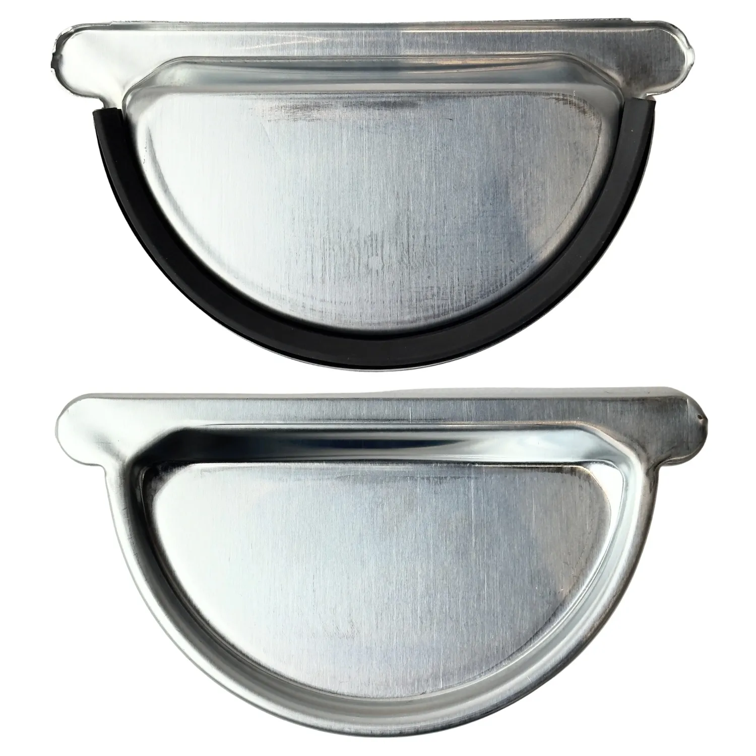 Kopschot vlak links/rechts zink met rubber M333 (zonder solderen/lijmen)