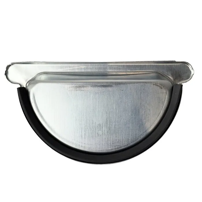 Kopschot vlak links/rechts zink met rubber M333 (zonder solderen/lijmen)